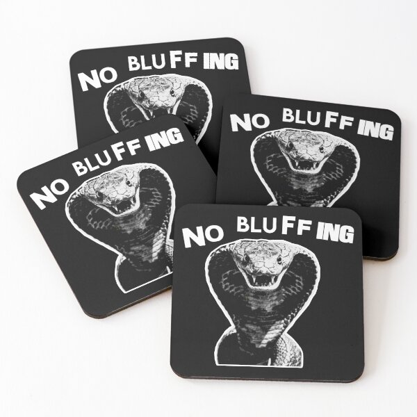 Item preview, No Bluffing Cobra Warning designed and sold by weirdove.