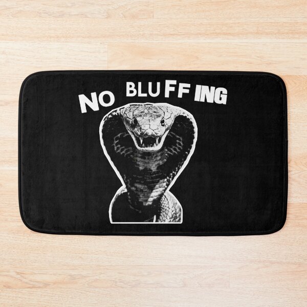 Item preview, No Bluffing Cobra Warning designed and sold by weirdove.