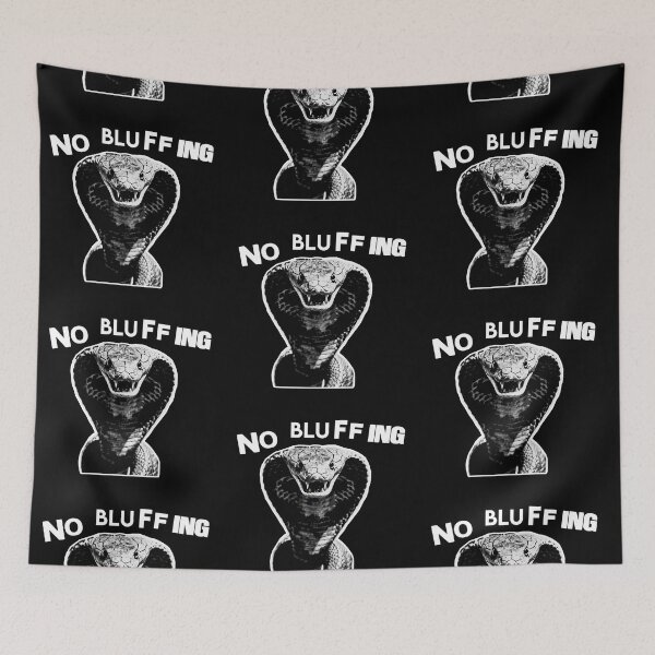 Item preview, No Bluffing Cobra Warning designed and sold by weirdove.