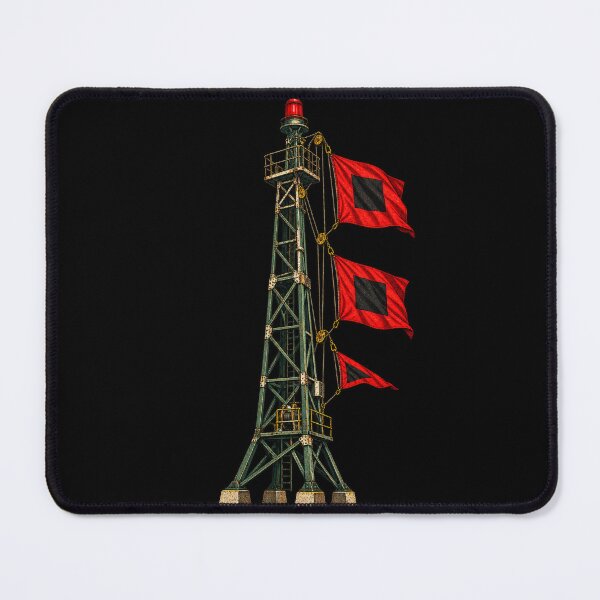 Item preview, Gale Signal – Coastal Storm Warning Tower Art designed and sold by yagniikd-.
