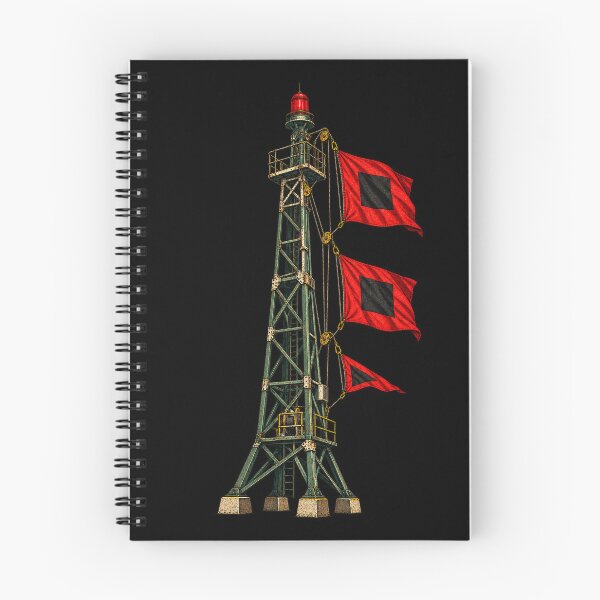 Item preview, Gale Signal – Coastal Storm Warning Tower Art designed and sold by yagniikd-.