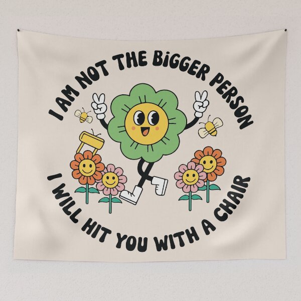 Item preview, I Am Not The Bigger Person I Will Hit You With A Chair  designed and sold by BrownHorse90s.