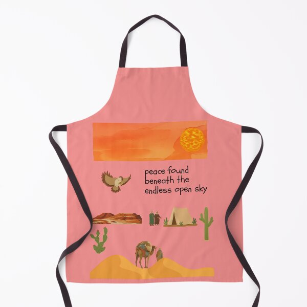 Item preview, Peace Found Beneath Endless Open Sky Desert Art designed and sold by NourArtCorner.