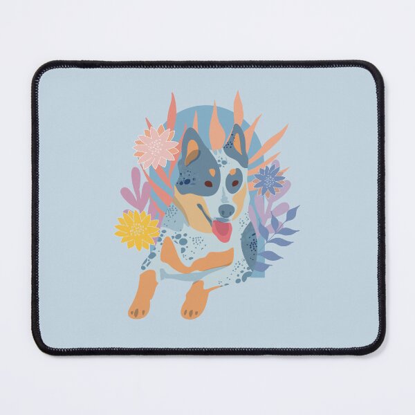 Item preview, Botanical Australian Cattle Dog designed and sold by IvysCreativityHouse.