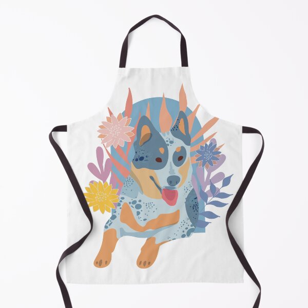Item preview, Botanical Australian Cattle Dog designed and sold by IvysCreativityHouse.