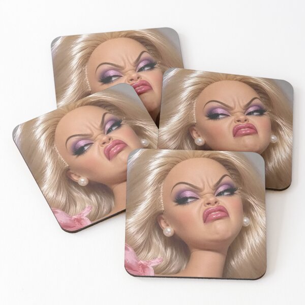Item preview, Funny Stank Face Blonde Doll Cringe Reaction Meme designed and sold by Devilians92.