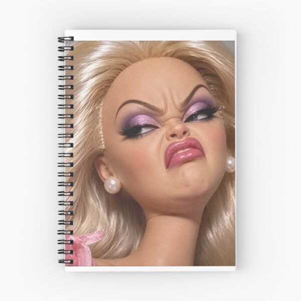 Item preview, Funny Stank Face Blonde Doll Cringe Reaction Meme designed and sold by Devilians92.