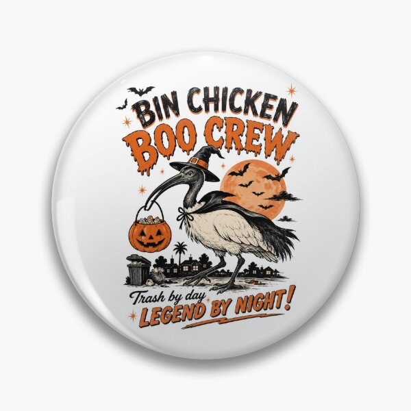 Item preview, Bin Chicken Boo Crew Australian Ibis Halloween Trash By Day Legend By Night Funny designed and sold by Yellowriversss.