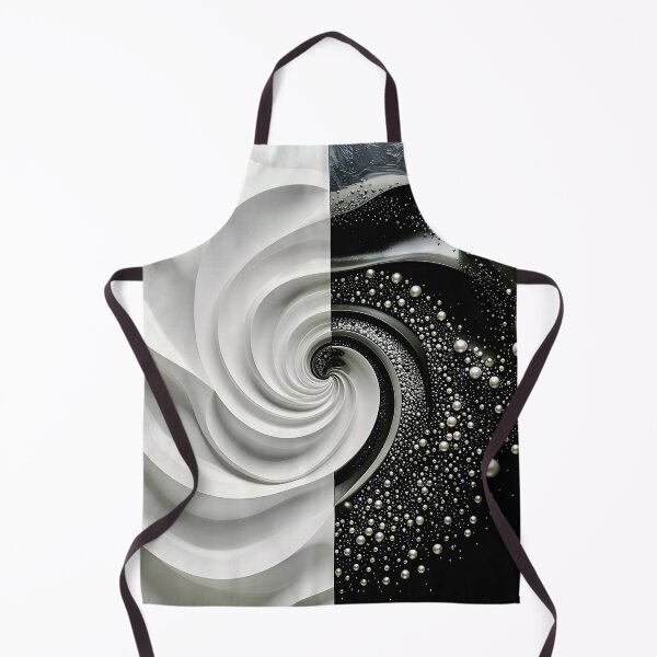 Item preview, Abstract Black and White Spiral designed and sold by Vicky Brago-Mitchell®.