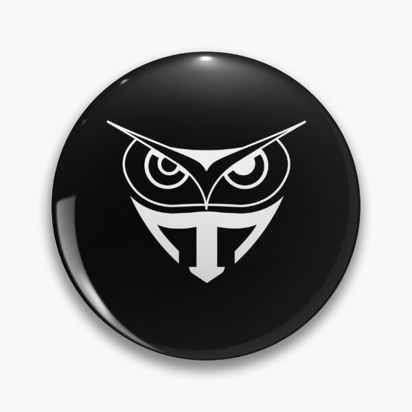 Item preview, White Minimalist Geometric Owl Face designed and sold by Dreamints.
