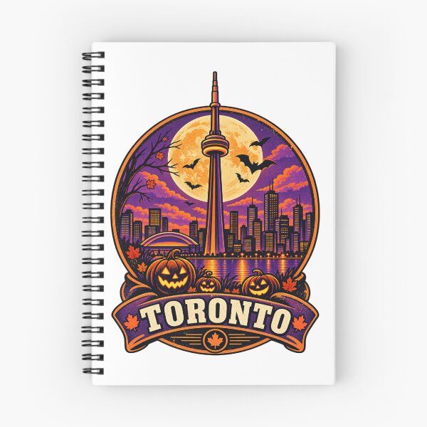 Item preview, Toronto Halloween Shirt - CN Tower Pumpkin Skyline Retro Design designed and sold by Globalcitytees.