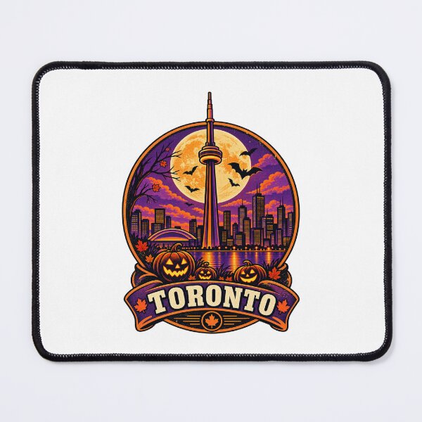 Item preview, Toronto Halloween Shirt - CN Tower Pumpkin Skyline Retro Design designed and sold by Globalcitytees.