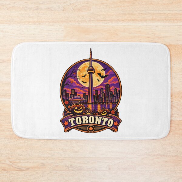Item preview, Toronto Halloween Shirt - CN Tower Pumpkin Skyline Retro Design designed and sold by Globalcitytees.