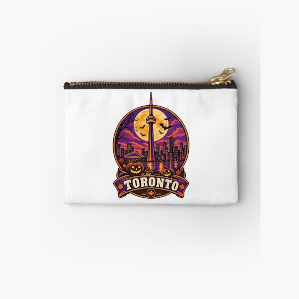 Item preview, Toronto Halloween Shirt - CN Tower Pumpkin Skyline Retro Design designed and sold by Globalcitytees.