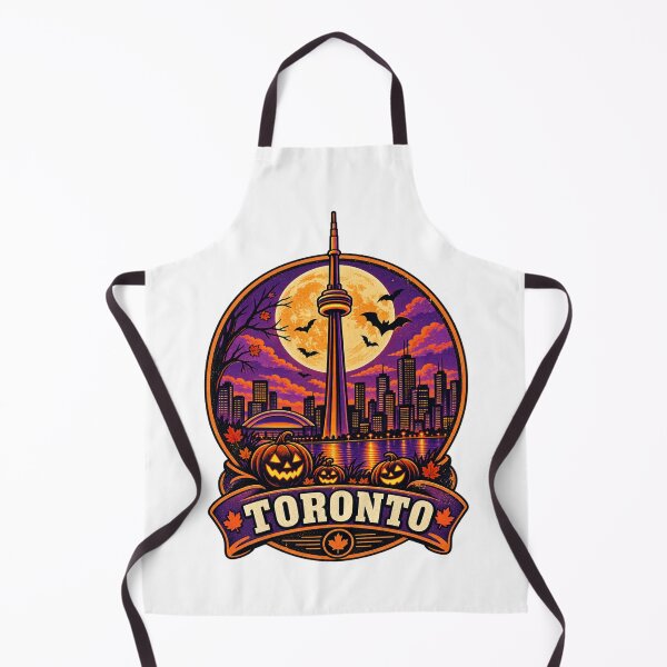 Item preview, Toronto Halloween Shirt - CN Tower Pumpkin Skyline Retro Design designed and sold by Globalcitytees.