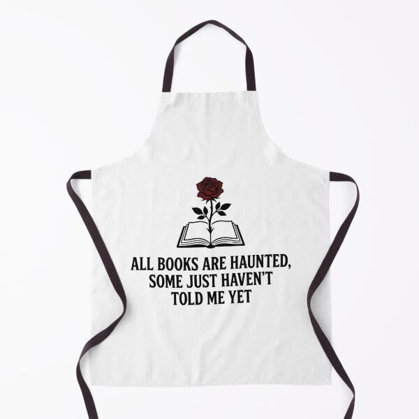 Item preview, All Books Are Haunted Some Just Haven't Told Me Yet Funny Spooky Bookish Reader Aesthetic Quote designed and sold by raedattia.