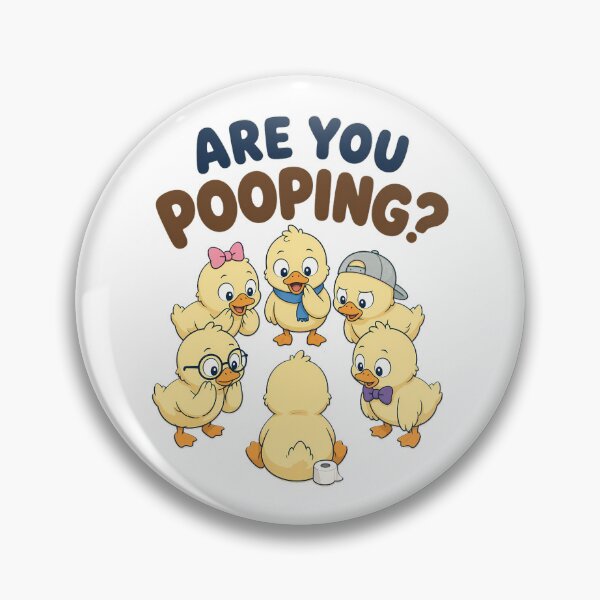 Item preview, Are You Pooping Funny Duck Bathroom Humor designed and sold by aigcx.