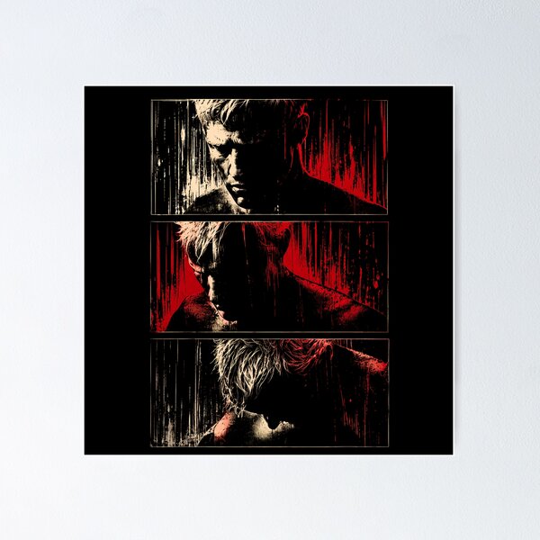 Item preview, Tears in Rain — Blade Runner Inspired Neo-Noir Portrait designed and sold by Artify Works.