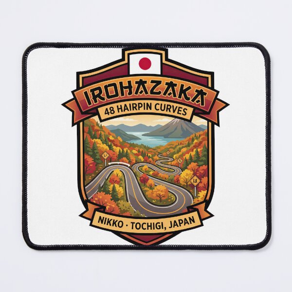 Item preview, Irohazaka Japan Mountain Drive designed and sold by enzoade.