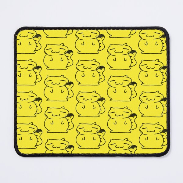 Item preview, Cute cat doodle Yellow version  designed and sold by thistleberry.