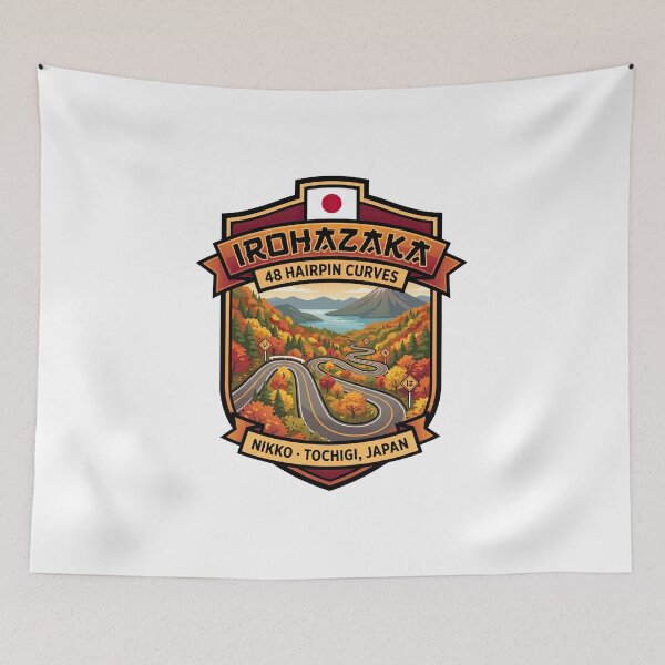 Item preview, Irohazaka Japan Mountain Drive designed and sold by enzoade.