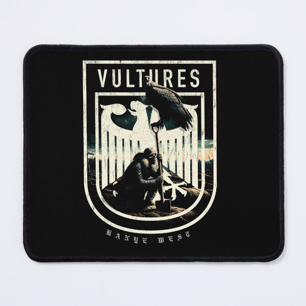 Item preview, Skeleton Holding Shovel Under Perched Vulture designed and sold by FlorinGeo.