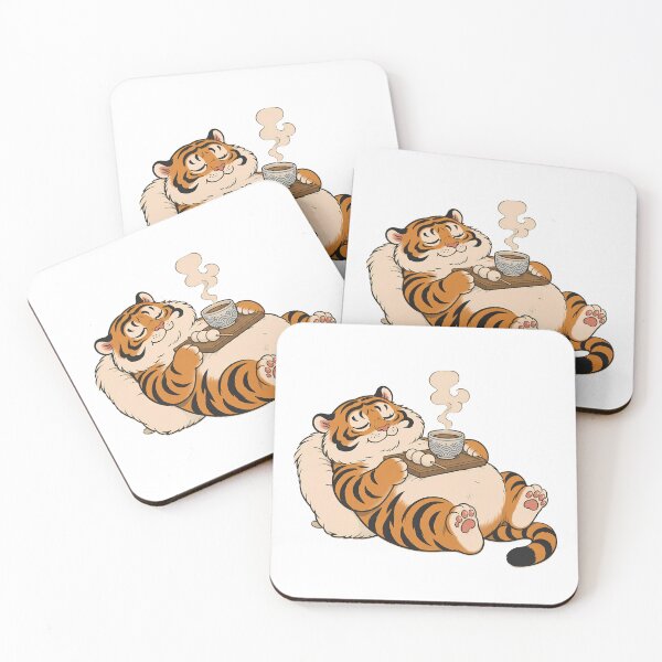 Item preview, Cozy Chubby Tiger Japanese Tea Dango designed and sold by aigcx.