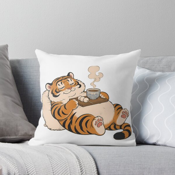 Item preview, Cozy Chubby Tiger Japanese Tea Dango designed and sold by aigcx.