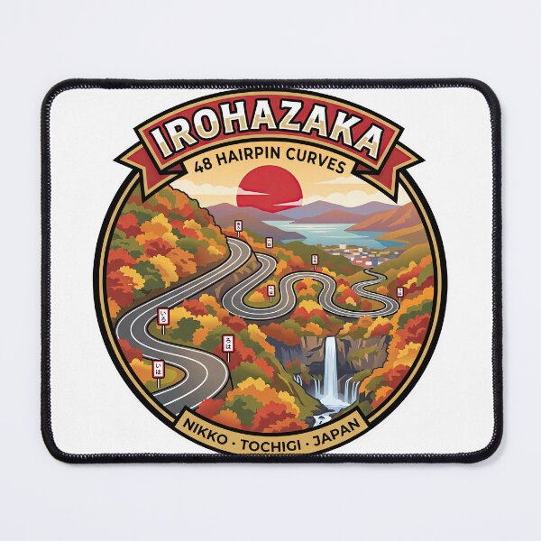 Item preview, Irohazaka Japan Scenic Mountain Road designed and sold by enzoade.