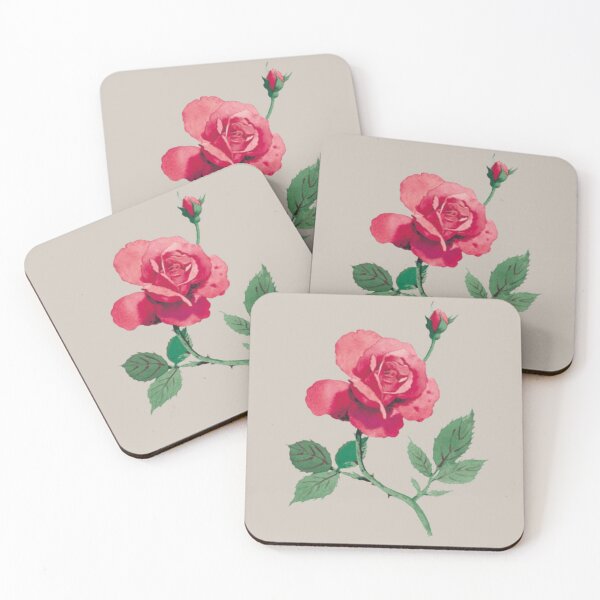 Item preview, Red Rose Watercolor Botanical designed and sold by Dew Drop Designs.