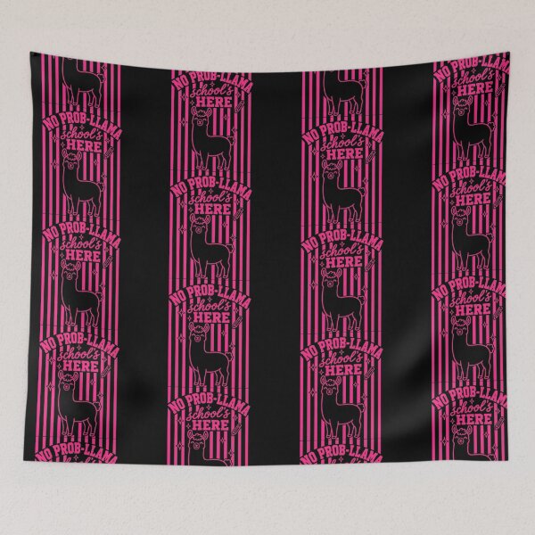 Item preview, No Prob-Llama School's Here Retro Shirt designed and sold by MOCH- ART.