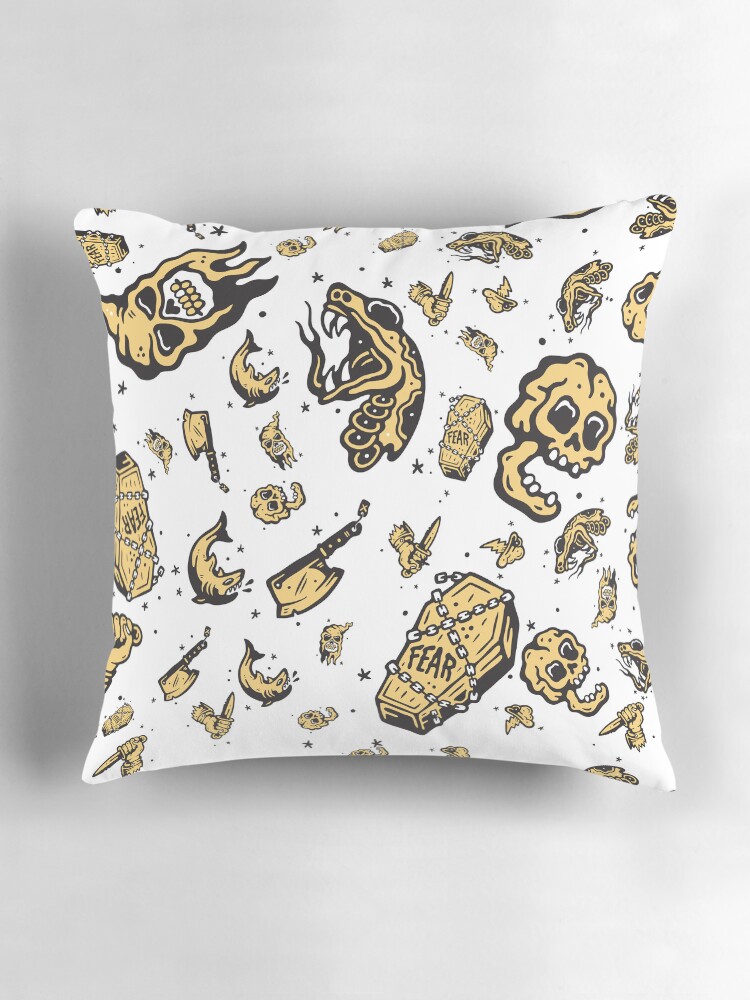 Thumbnail 3 of 4, Pillow, Too Late designed and sold by RedGraph.