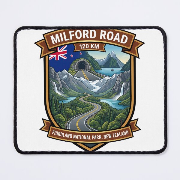 Item preview, Milford Road Fiordland National Park designed and sold by enzoade.