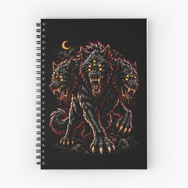 Item preview, Fierce three-headed wolf design for bold enthusiasts designed and sold by rafaeltto.