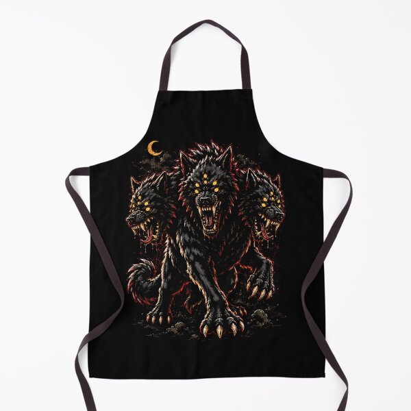 Item preview, Fierce three-headed wolf design for bold enthusiasts designed and sold by rafaeltto.