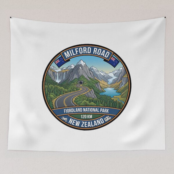 Item preview, Milford Road New Zealand Adventure Road designed and sold by enzoade.