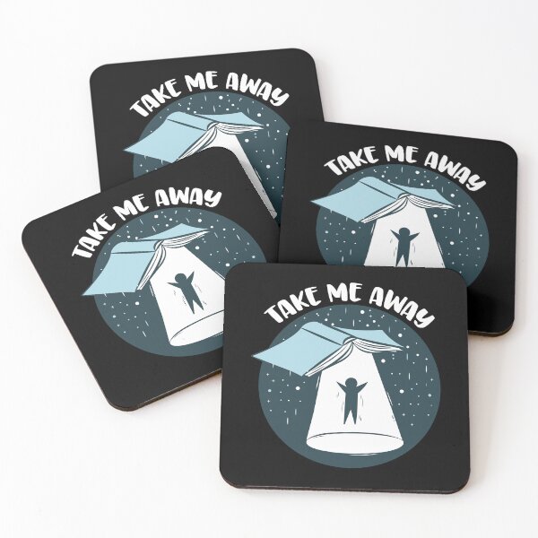 Item preview, Funny Book Lover UFO Take Me Away Book Club Book Reader designed and sold by farhanhafeez.