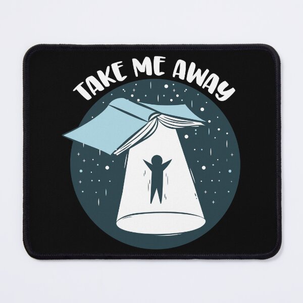 Item preview, Funny Book Lover UFO Take Me Away Book Club Book Reader designed and sold by farhanhafeez.