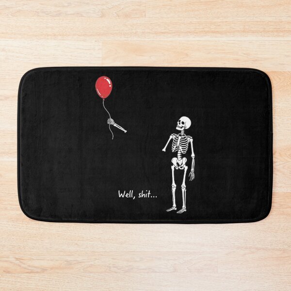 Item preview, Well Skeleton Holding Balloon Gothic Halloween designed and sold by puzchresta.