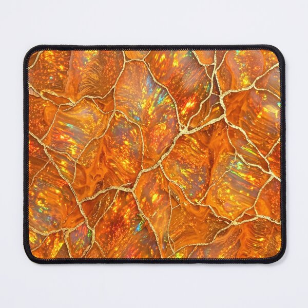 Item preview, Opal field with continuous gold cracks - mosaic window mosaic designed and sold by Segasprojects.
