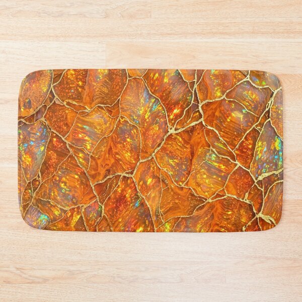 Item preview, Opal field with continuous gold cracks - mosaic window mosaic designed and sold by Segasprojects.
