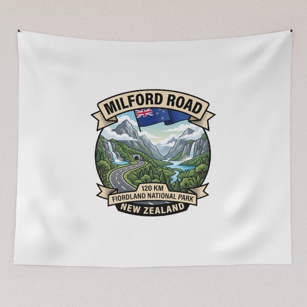 Item preview, Milford Road New Zealand Scenic Route designed and sold by enzoade.
