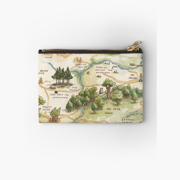 Item preview, 100 Acre Wood Map - Winnie the Pooh designed and sold by Coloor.