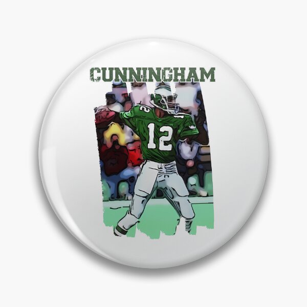 Item preview, Randall Cunningham Green Football Jersey Number Twelve designed and sold by ShopyNights.
