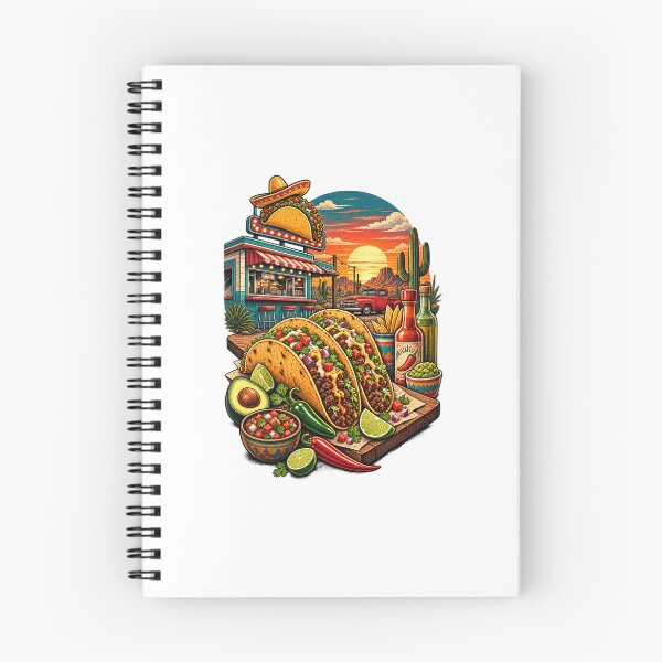 Item preview, Retro Taco Roadside Diner Vintage Food Illustration designed and sold by lovepower.