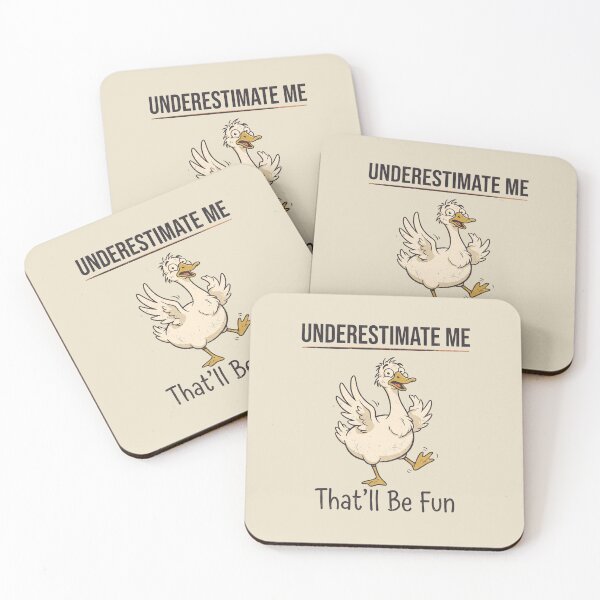 Item preview, Silly Goose Underestimate Me That'll Be Fun designed and sold by dudelinart.