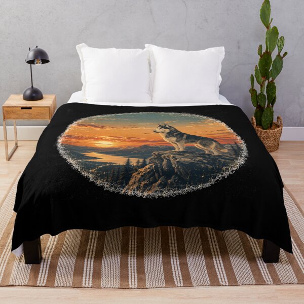 Item preview, Vintage Husky Sunset Adventure designed and sold by Bartas2026.