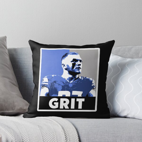 Item preview, Aidan Hutchinson Detroit Football Grit Blue Portrait designed and sold by ShopyNights.