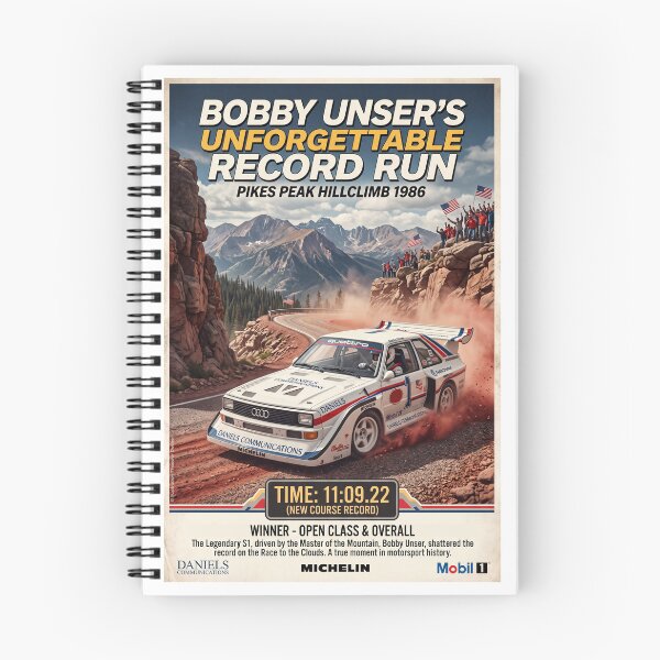Item preview, Bobby Unser's Record Run Pikes Peak designed and sold by Theodor Decker.