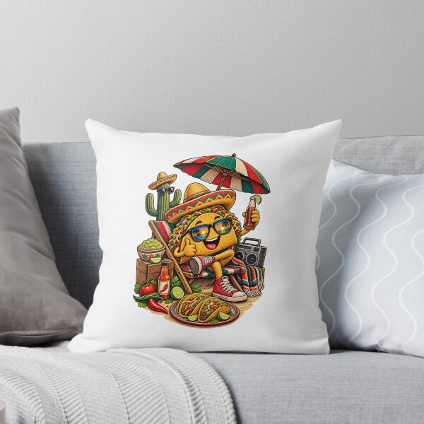 Item preview, Cool Taco Beach Vacation Vintage Food Illustration designed and sold by lovepower.